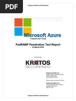 Azure Commercial - Pen Test Report 2018 PDF