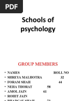 Schools of Psychology