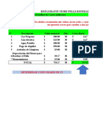 Contabilidad de Un Restaurante