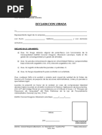 Declaracion y Cci