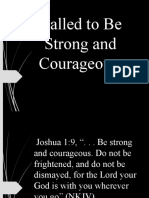 Called To Be Strong and Courageous