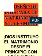 El Diseño de Dios en La Familia