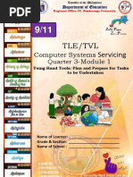 CSS-11-NCII-QUARTER-3-MODULE-1 Using Hand Tools Plan and Prepare For Tasks