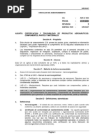 CA AIR 21 005 Certificación y Trazabilidad de Productos Aeronáuticos