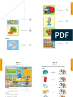 5 Questions - Look and Read. Put A Tick ( ) or A Cross ( ) in The Box. There Are Two Examples. Examples