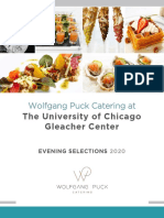 WPC Corporate Evening Menus