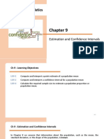 Inferential Statistics: Estimation and Confidence Intervals