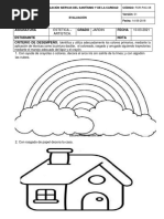 Evaluación 1. Actividades Artísticas - Jardin.