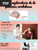 Técnicas para La Exploración de Las Funciones Cerebelosas