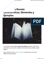 QUÉ ES UNA NOVELA Características, Elementos, Tipos y Ejemplos