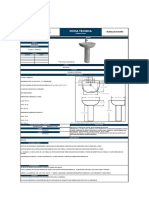 Lavabo Ficha Tecnica 2