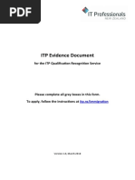 ITP Evidence Document