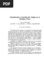 Velasquez y Maldonado-Contribución Al Estudio Del Indigo en El Antiguo Perú