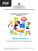 Department of Education: School-Home Interactive Engagement For Learners' Development (Shield Ii)