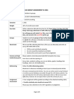 Instructions For Af210 Group Assignment Si 2021: Two Excel Word File