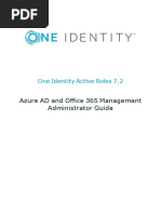 ActiveRoles 7.2 Azure AD Office365 Administrator Guide