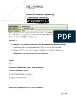 Assignment # 2: Department of Software Engineering