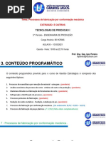 TPI - 5 - Processos de Fabricação Por Conformação Mecânica - PARTE03