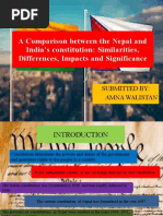 Comparison of Constitutions of India and Nepal