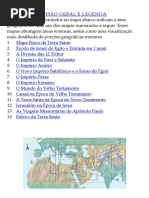 BÍBLIA PE EDNALDO Indice Dos Mapas Da Biblia Completo