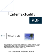 Intertextuality 1