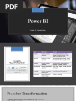 5 - Power BI - Query Editor - Number Transformation