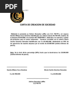 Carta de Compromiso de Sociedad