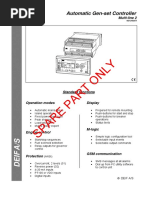 Automatic Gen-Set Controller: Data Sheet Multi-Line 2