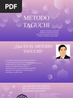 Control de Calidad Metodo Taguchi