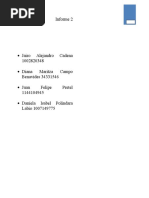 Informe 2 Quimica