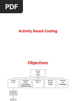 Topic 2 - Activity Based Costing