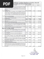 Revised Boq Civil Work For Cricket Stadium Saifai