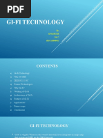 Gi-Fi Technology: By, Anagha.M NO:7 REG:18040452