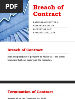 Breach of Contract