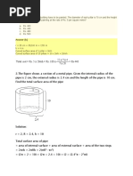 Quiz in CYlinder