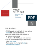 CVE20001 Civil 3D - Point: Description Keys Points Point Groups