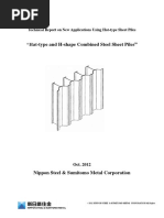 HAT Pile - Technical Report On Hat+H Sheet Piles