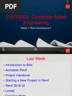 CVE20002 Week 7 Revit Architecture II