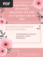 Ritimicidad y El Desarrollo Emocional Del Niño en El Primer Año de Vida