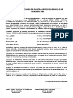 Contrato Privado de Compra Venta de Vehículo de Segundo Uso Moto