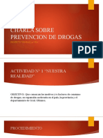 Charla Sobre Prevencion de Drogas