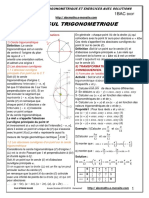 Calcul Trigo Cour