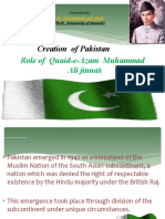 Creation of Pakistan and Role of Quaid-e-Azam (Dr. Atif Aftab)