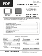 Service Manual: 29V-FT95S 29V-FT450S