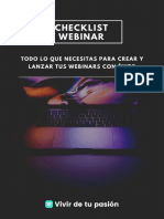 Checklist Lanza Tu Webinar Exitoso