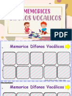 Memorice DIfonos Vocalicos