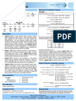 2205 Technical Data Sheet: Chemistry Mechanical Properties