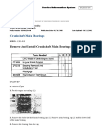 Remove and Install Crankshaft Main Bearings