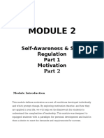 Self-Awareness & Self-Regulation Motivation: Module Introduction