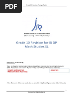 Ticket To Studies Grade 10